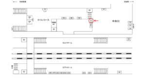 東京モノレール／天王洲アイル駅／コンコース／№101駅看板、位置図