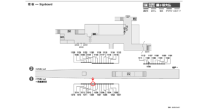 京成　鎌ヶ谷大仏駅／／№1210駅看板・駅広告、位置図