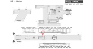 京成　北習志野駅／／№1123駅看板・駅広告、位置図