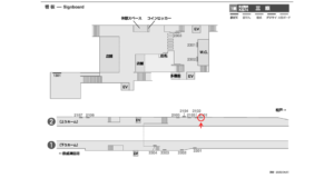 京成　三咲駅／／№2101駅看板・駅広告、位置図