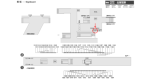 京成　北習志野駅／／№5305駅看板・駅広告、位置図