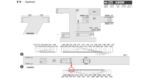 京成　北習志野駅／／№1222駅看板・駅広告、位置図