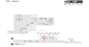 京成　上本郷駅／／№1111駅看板・駅広告、位置図