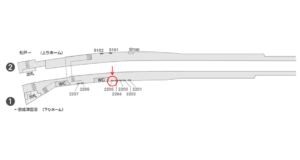 京成　みのり台駅／／№2205駅看板・駅広告、位置図