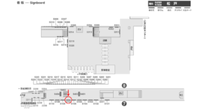 京成　松戸駅／／№5107駅看板・駅広告、位置図