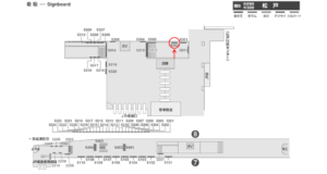 京成　松戸駅／／№5302駅看板・駅広告、位置図