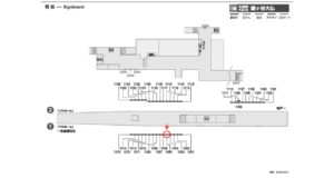 京成 鎌ヶ谷大仏駅//№1205駅看板・駅広告、位置図
