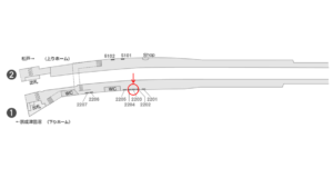 京成　みのり台駅／／№2203駅看板・駅広告、位置図