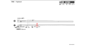 京成　松戸新田駅／／№2202駅看板・駅広告、位置図