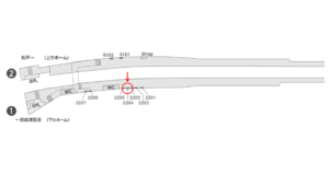 京成　みのり台駅／／№2204駅看板・駅広告、位置図