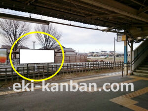 JR／岡部駅／／№12駅看板・駅広告、写真2