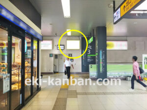 JR／中山駅／本屋口／№4駅看板・駅広告、写真2