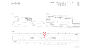東急/反町駅/東横線 普通額面/№201駅看板・駅広告、位置図