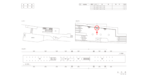 東急／反町駅／東横線 普通額面／№302駅看板・駅広告、位置図