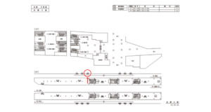 東急/多摩川駅/東横線 電気額面/№203駅看板・駅広告、位置図