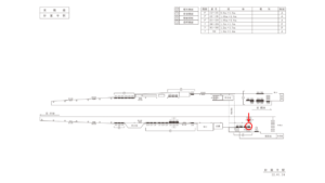 東急／妙蓮寺駅／TY電気額面／№115駅看板・駅広告、位置図