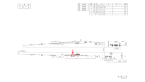 東急／妙蓮寺駅／TY電気額面／№128駅看板・駅広告、位置図