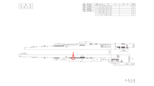 東急／妙蓮寺駅／TY電気額面／№126駅看板・駅広告、位置図