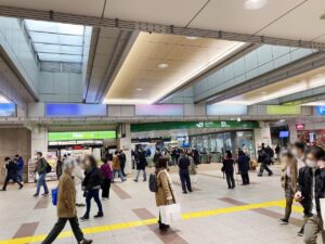 JR／立川駅／駅看板設備_ 南北自由通路