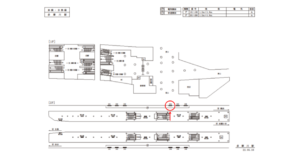 東急／多摩川駅／東横線 電気額面／№204駅看板・駅広告、位置図