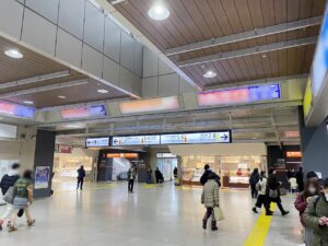 JR／立川駅／駅看板設備_東改札内