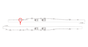 東急／祐天寺駅／TY電気額面／№201駅看板・駅広告、位置図