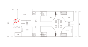 東急/祐天寺駅/TY柱巻看板/№304駅看板・駅広告、位置図