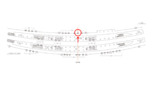 東急／渋谷駅／TY電気額面／№108駅看板・駅広告、位置図