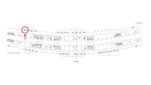 東急／渋谷駅／TY電気額面／№101駅看板・駅広告、位置図