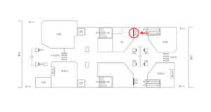 東急/祐天寺駅/TY普通額面/№302駅看板・駅広告、位置図