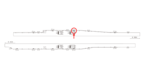 東急／祐天寺駅／TY電気額面／№203駅看板・駅広告、位置図
