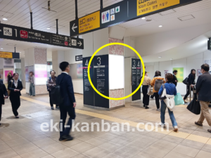 東急／中目黒駅／TY柱巻額面／№103駅看板・駅広告、写真2