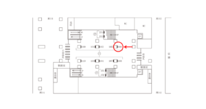 東急／中目黒駅／TY柱巻額面／№106駅看板・駅広告、位置図