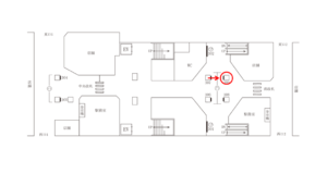 東急/祐天寺駅/TY柱巻看板/№309駅看板・駅広告、位置図