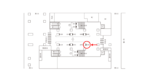 東急／中目黒駅／TY柱巻額面／№108駅看板・駅広告、位置図