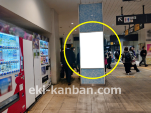 東急／中目黒駅／TY柱巻額面／№105駅看板・駅広告、写真2