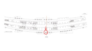 東急／渋谷駅／TY電気額面／№207駅看板・駅広告、位置図