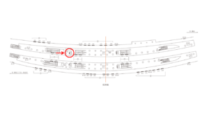 東急／渋谷駅／TY電気額面／№132駅看板・駅広告、位置図
