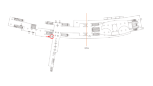 東急／渋谷駅／TY電気額面／№407駅看板・駅広告、位置図