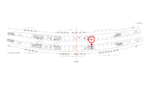 東急／渋谷駅／TY普通額面／№506駅看板・駅広告、位置図