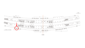 東急／渋谷駅／TY電気額面／№202駅看板・駅広告、位置図