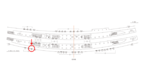 東急／渋谷駅／TY電気額面／№201駅看板・駅広告、位置図