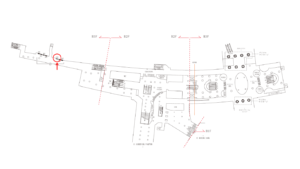 東急／渋谷駅／TY電気額面／№305駅看板・駅広告、位置図