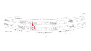 東急／渋谷駅／TY普通額面／№509駅看板・駅広告、位置図