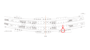 東急／渋谷駅／TY電気額面／№212駅看板・駅広告、位置図