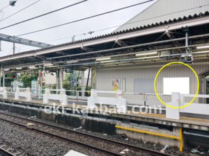 JR／谷保駅／下りホーム／№7駅看板・駅広告、写真2