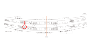 東急／渋谷駅／TY普通額面／№508駅看板・駅広告、位置図