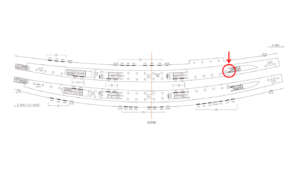 東急／渋谷駅／TY普通額面／№513駅看板・駅広告、位置図