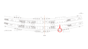 東急／渋谷駅／TY電気額面／№211駅看板・駅広告、位置図