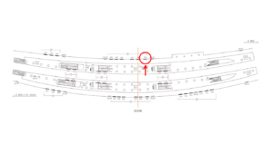 東急／渋谷駅／TY電気額面／№109駅看板・駅広告、位置図
